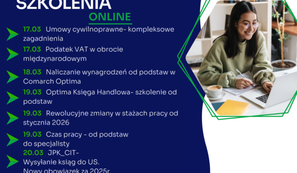 Zapraszamy na najbliższe szkolenia jednodniowe online
