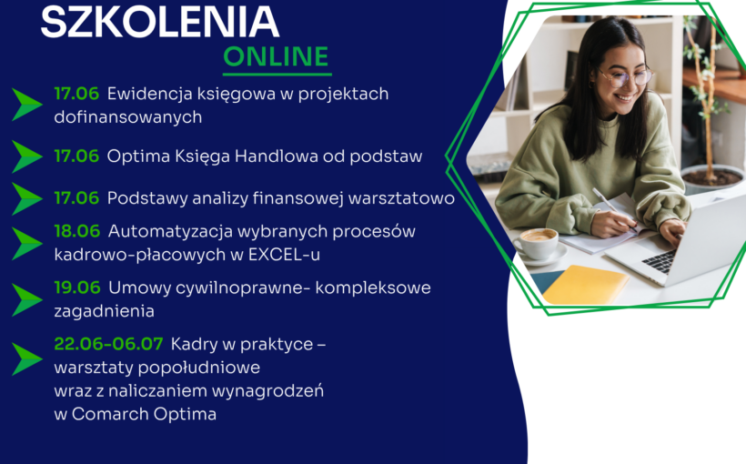 Zapraszamy na najbliższe szkolenia jednodniowe online