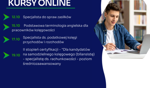 Zapraszamy na najbliższe kursy online