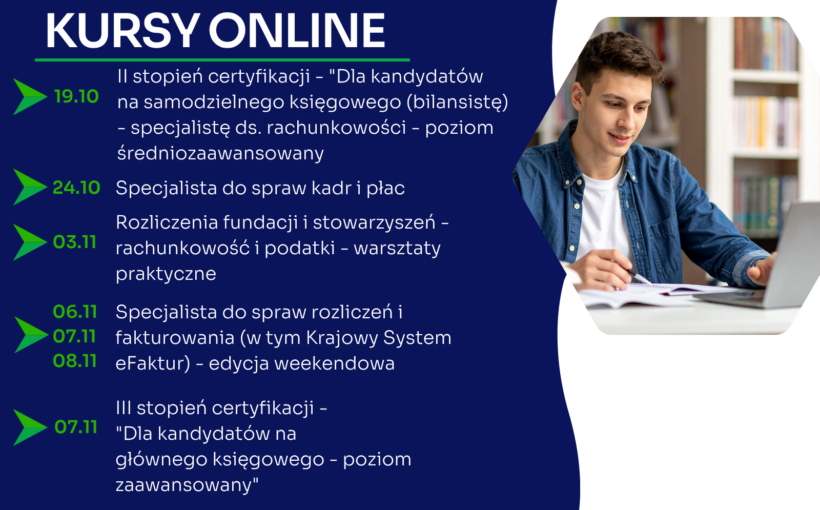 Zapraszamy na najbliższe kursy online