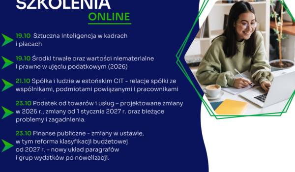 Zapraszamy na najbliższe szkolenia jednodniowe online