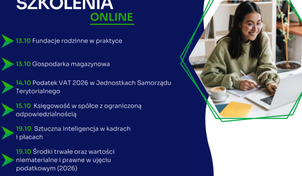 Zapraszamy na najbliższe szkolenia jednodniowe online